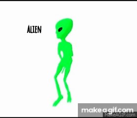 lol dancing alien on Make a GIF