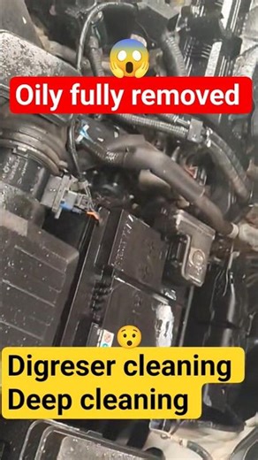 oily engine deep cleaning #ytshorts #automobile #trend #carcleaning #shortsfeed #viral #newyoutuber