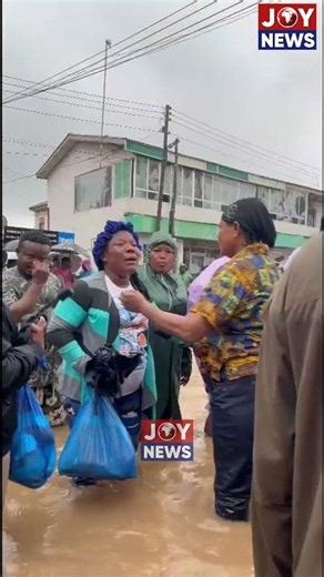 Accra floods: Woman loses her money and shops to fire incident at Odawna