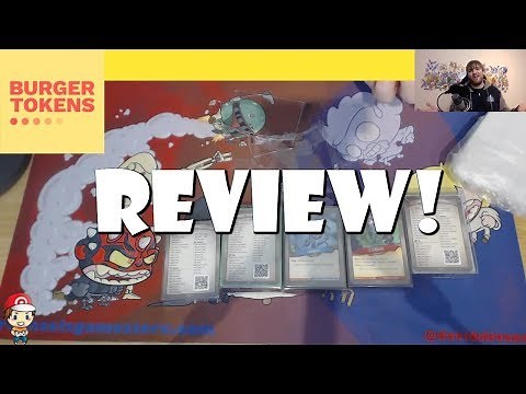 Awesome Perfect Fit Keyforge Deck Boxes Review! (Burger Tokens)