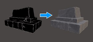 Blender texturing tutorial : Curvature and Albedo