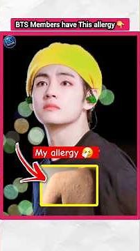 BTS Members Dangerous Allergy 😳 | #facts #kpopfactmedia #bts #jungkook #v #btsarmy #kpop