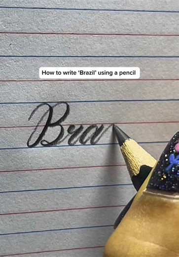 How to Write ‘Brazil’ in Beautiful Calligraphy