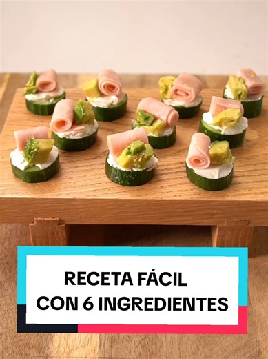 Botana fácil con 6 ingredientes para sorprender