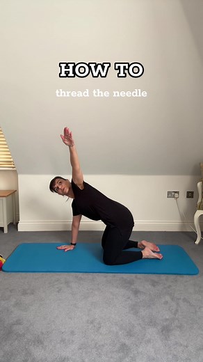How To: Thread the Needle #pilates