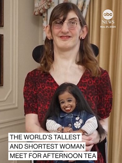World's Tallest and Shortest Women Meet in London