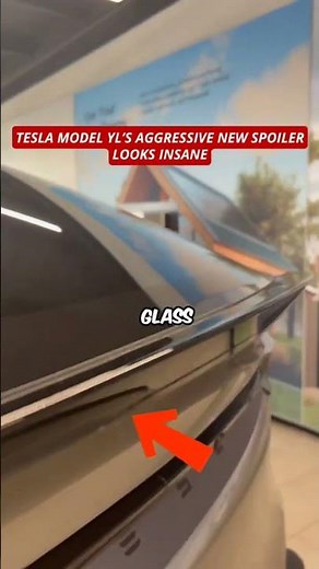 Tesla Model YL’s Aggressive New Spoiler Looks Insane