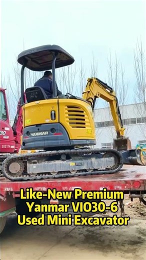 Like-New Premium Yanmar VIO30-6 Used Mini Excavator #Yanmar30