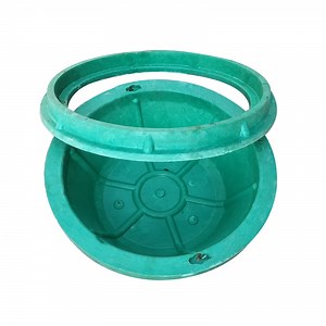 [Hot Item] BMC Composite Construction & Real Estate Compound Grass Manhole Cover with Frame