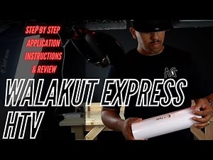 WALAKut Express HTV Application Instruction | First Impression