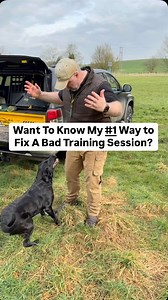 Ever had one of those training sessions where NOTHING goes right? Your dog’s distracted, your patience is running thin and it feels like you’re getting nowhere? Here’s a pro tip: just stop 🛑 Pack up, go home and put the kettle on! ❌ Pushing through when you’re frustrated won’t ‘fix’ the session, it’ll just teach your dog that training is stressful. It also makes it less enjoyable for you too! ✅ Ending early means you both avoid bad habits, stay positive and reflect on what is really going on, r