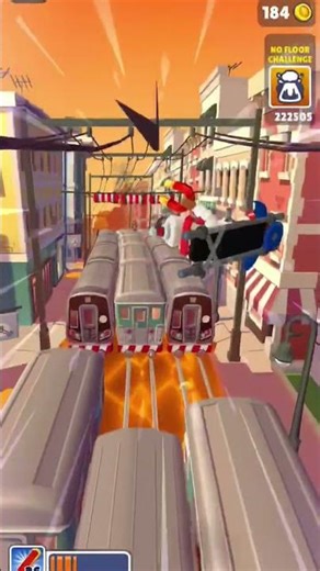 Subway Surfers no floor challenge #funnyexpression😱358