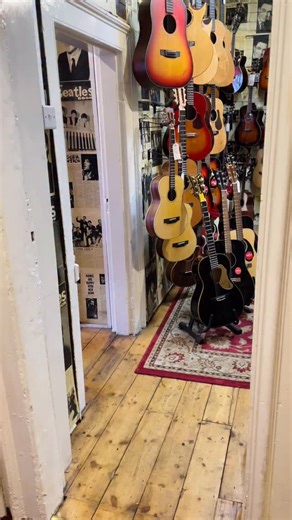 3.4K views · 146 reactions | If you’ve ever seen more acoustics in one place, do tell us where ✍ Our acoustic room is stocked up for Christmas and filled with a whirlpool of steel, a maelstrom of nylon, an ocean of spruce, a galaxy of rosewood, all waiting for you! Martin, Gibson, Guild, Taylor, Epiphone, Takamine… if you can think of it, we’ve got it! See you soon on Denmark Street  | Denmark Street Guitars Hanks Guitar Shop | Facebook