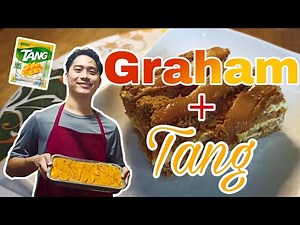 Mango Graham Cake with Tang Mango (NO BAKE) / EASY WAY
