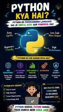 Python Kya Hai? 🐍🔥 | Coding Rap Song in Hindi 🎵 #shorts