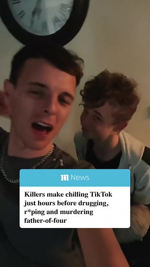 Two killers videoed themselves singing and dancing along to a song on TikTok hours before they drugged, r*ped and murdered a father-of-four. Calum Simpson, 24, died after being unknowingly being spiked with the Class C drug Etizolam by Dylan Brister, 27, and Cameron Allan, 21. The depraved pair had been seeking a man to abuse before Mr Simpson appeared at their home with a mutual friend. Brister and Allan later drugged Mr Simpson before tying his wrists and r*ping him while he was unconscious. T
