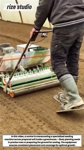 Operating Seeding Machine in Greenhouse | Indoor Farming Preparation Work