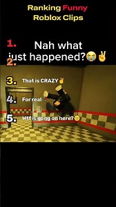 Ranking Funniest Roblox Clips (№1 is WILD😂) | #Roblox #RobloxMemes #Shorts