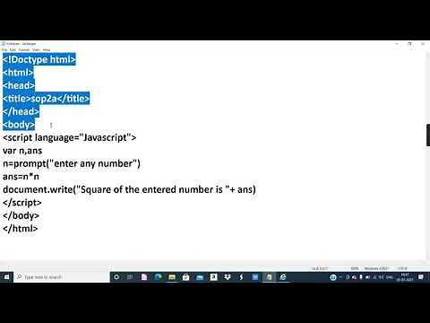 #Skillset-3| #html | #javascript | #SOP2_2| Std_11 | #11it | Maharashtra State Board