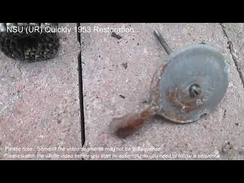 NSU ( UR) Quickly 1953 Restoration / motorbike restoration