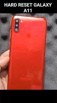 How to format a Samsung Galaxy A11 - Full Hard Reset