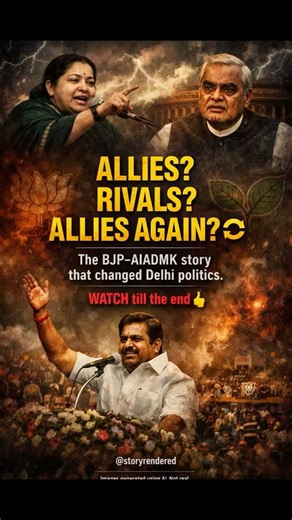 How BJP & AIADMK Keep Breaking and Reuniting | Tamil Nadu’s Political Chess Game