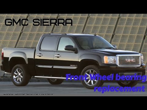 GMC sierra front wheel bearing installation and removal tips and tricks