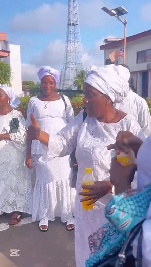 My kpelleh Mothers sang my birthday song yesterday We're gettimg ready for novrmber 9 | Arblakolo T Anointed