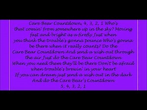 Care Bears (Countdown) Theme Song Lyrics