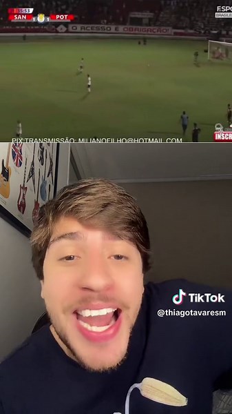 Youtuber transmitindo live de forma errada fica puto oq doam apenas 0.1 centavo #futebolmeme #futebolbrasileiro #futebol #thiagotavaresm