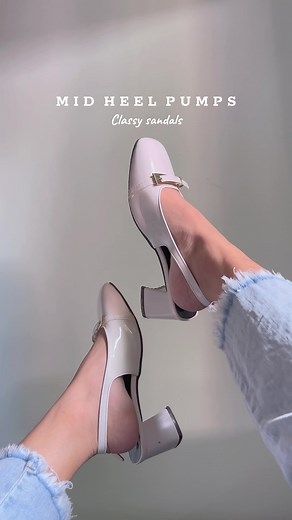 Love this mid heel pumps from @ONEW PH 🤍 I can’t believe I got this white classy sandals for only 389 pesos! #midheelpumps #midheelsandals #whitesandals #classysandals #whiteshoes #officeshoes #fridayfriyay #bonggangfridayfriyay
