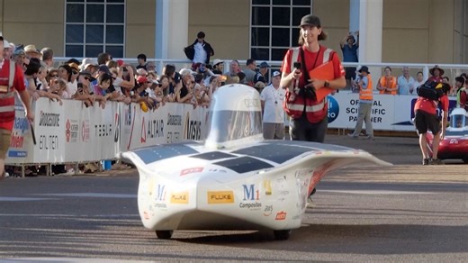 Watch: Solar-powered cars start epic Australian outback race