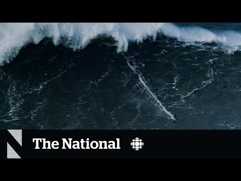 #TheMoment a surfer took aim at history by conquering massive wave