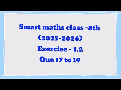 Smart maths class 8 solutions ex 1.2| schand maths class 8 solutions ex 1.2 | Rational numbers