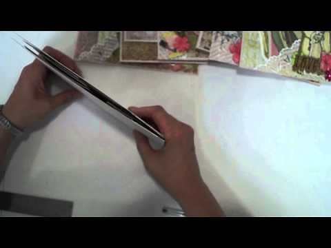 Mini Album Design tip. Sizing the Spine, and Gussets