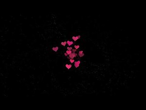 FLOATING HEARTS video overlay effect // FREE DOWNLOAD