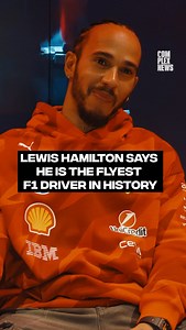 Lewis Hamilton confirming what we already know 🤣 LINK IN @complexsports BIO 🔗 for the full interview | Complex Sports