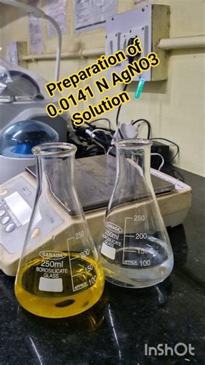 0.0141N Silver Nitrate (AgNO3) Solution Preparation 🧪