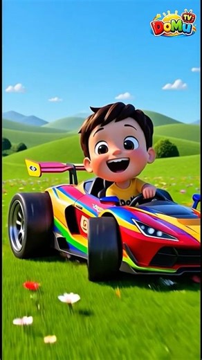 Kids Learning Vehicles 🚜 Police Car Fire Truck Race Car | Fun Kids Video DoMu TV #shorts #cartoon