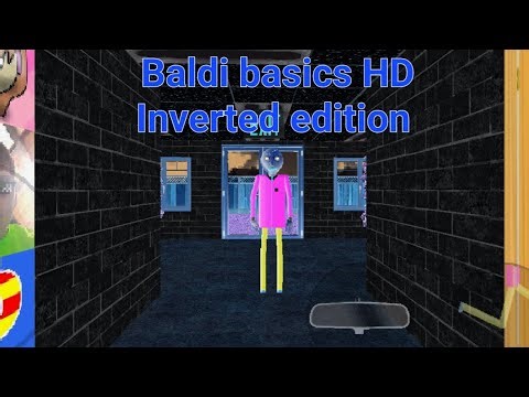 Baldi basics HD Interted edition Android mod menu baldi's basics mod 