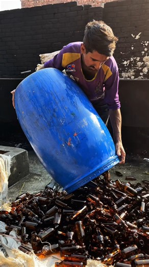 111K views · 700 reactions | Recycling Medicine Glass Bottles Into Brand New Product! | Metal innovation786 | Facebook