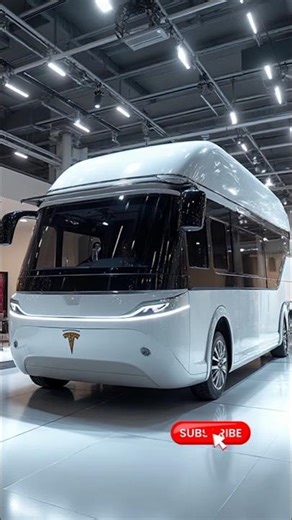 "Inside Tesla’s Futuristic Luxury Motorhome –l#tesla #travel #trucking #shortfeed #rv