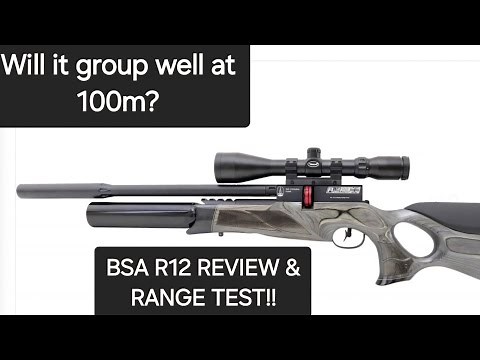 EP 4. BSA R12 CLX. Airgun review and range test out to 100m.
