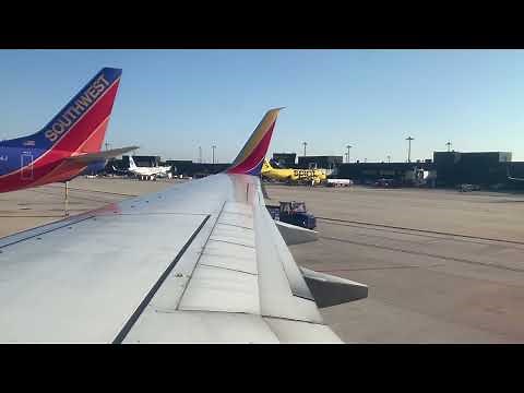 Southwest Airlines Flight - Baltimore to Boston - Takeoff & Landing