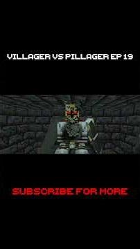 Villager Vs Pillager Ep 19 (Part 1) - Minecraft Animation #Shorts