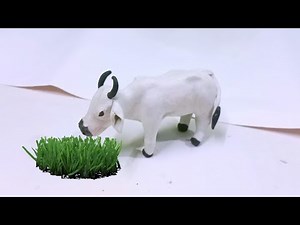 DIY cow making using clay | DIY clay animal | COW SCULPTING