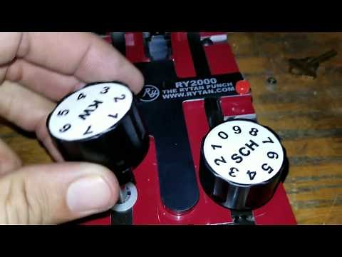 Rytan RY2000 Dual Kwikset and Schlage Punch Machine Review and Demo!