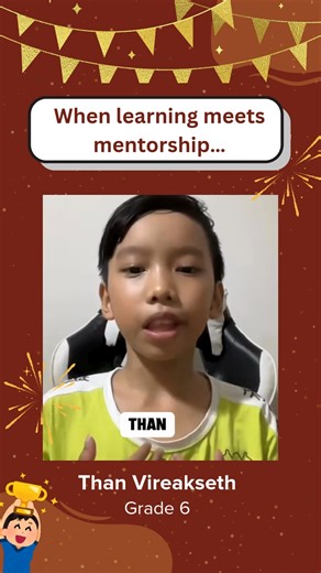 Behind every win is a teacher who believed. 💡 From code to global stage — Than Vireakseth did it! 🌍🏆 Ready to build your own success story? Learn. Code. Win. @codingal.education 💻🚀 #KidsWhoCode #STEMChamp #Codingal #CodeToWin #MentorMagic #ReelInspo | Codingal