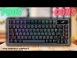 ASUS ROG Azoth 75% Wireless DIY Custom Gaming Keyboard Review