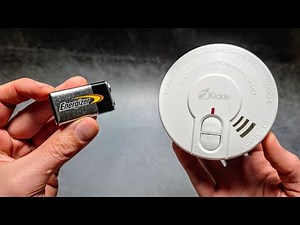 How to Replace Battery in Smoke Detector - in 1 Minute!